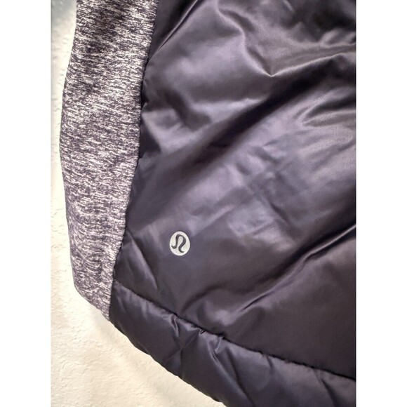 Lululemon Down For a Run Pullover 800 Fill Puffer Jacket Grape 1/4 Zip Size 4 - Picture 7 of 11